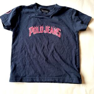 Ralph Lauren Polo Jeans Navy Short Sleeve T Shirt 67 Youth Toddler 3T